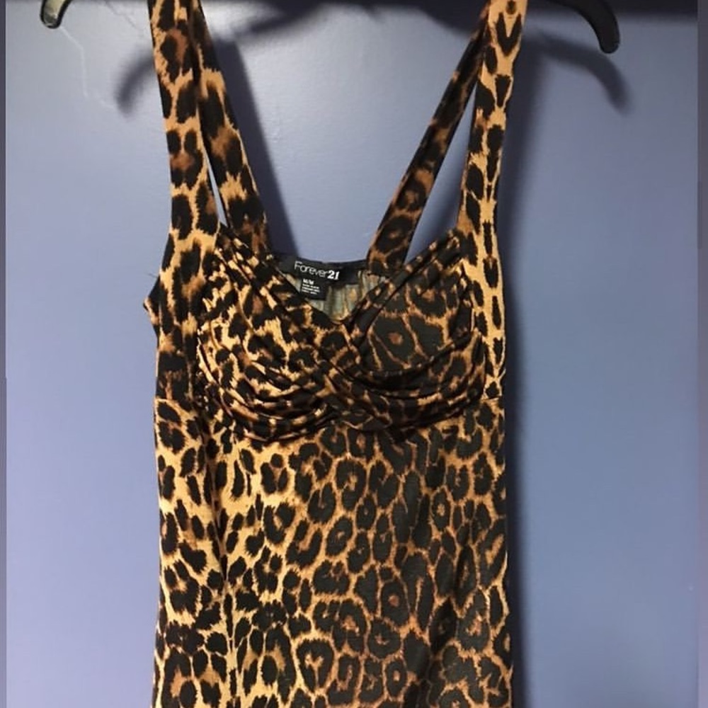 Forever 21 Leopard Tank